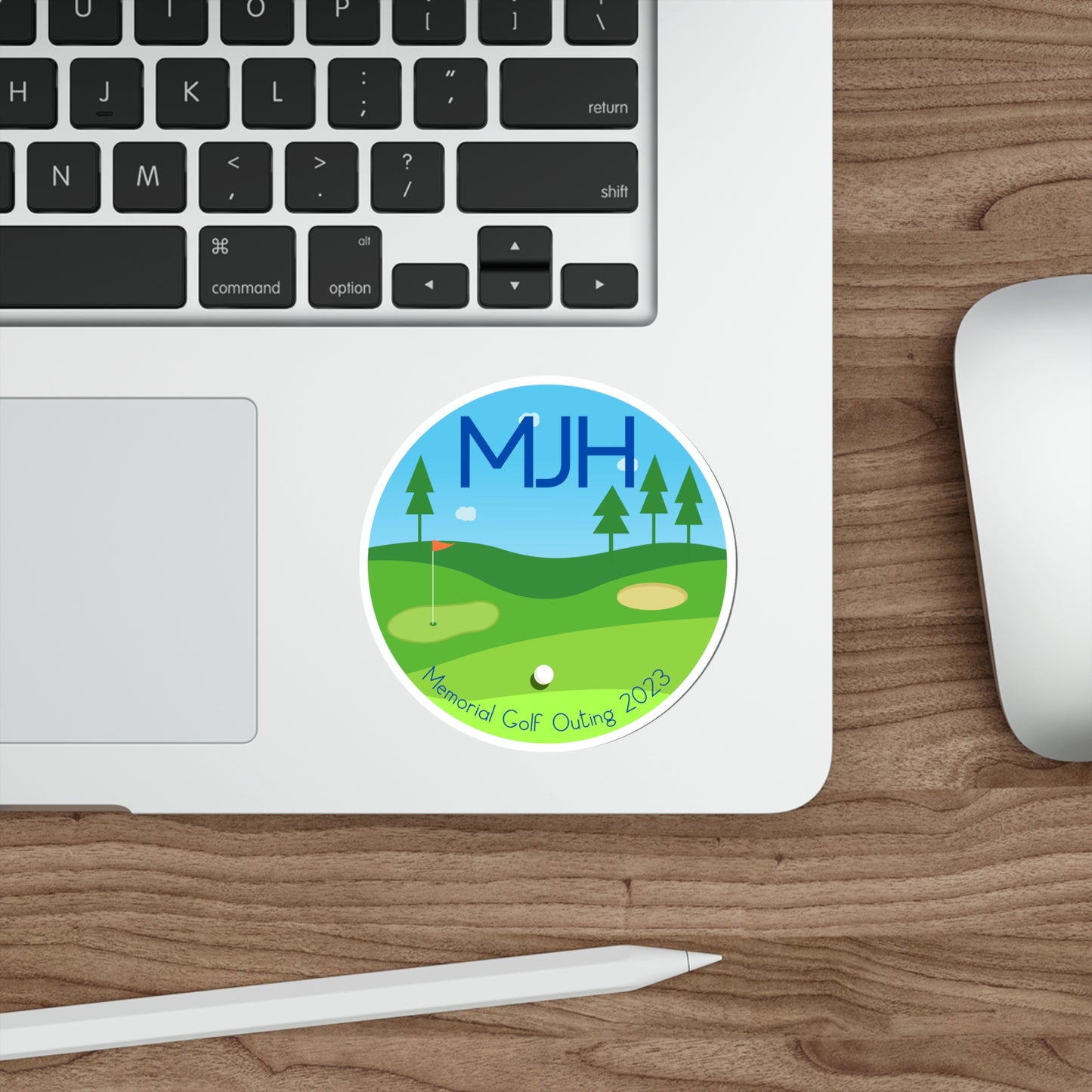 MJH Golf Course Die-Cut Stickers