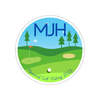 MJH Golf Course Die-Cut Stickers