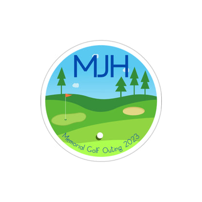 MJH Golf Course Die-Cut Stickers