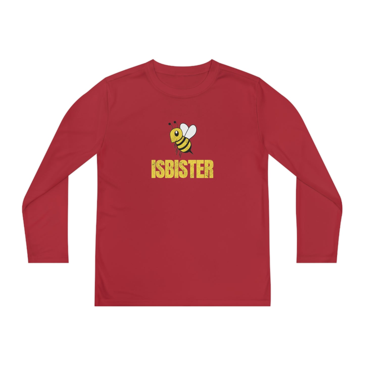 Isbister Honeycomb Bee Youth Dri-fit Long Sleeve Tee