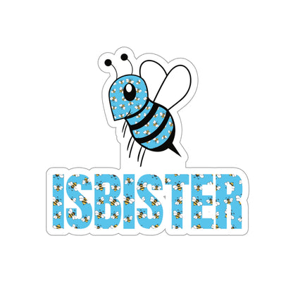 Isbister Bee Pattern Die-Cut Stickers