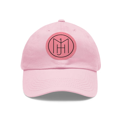 MJH Logo Dad Hat with Leather Patch (Round)