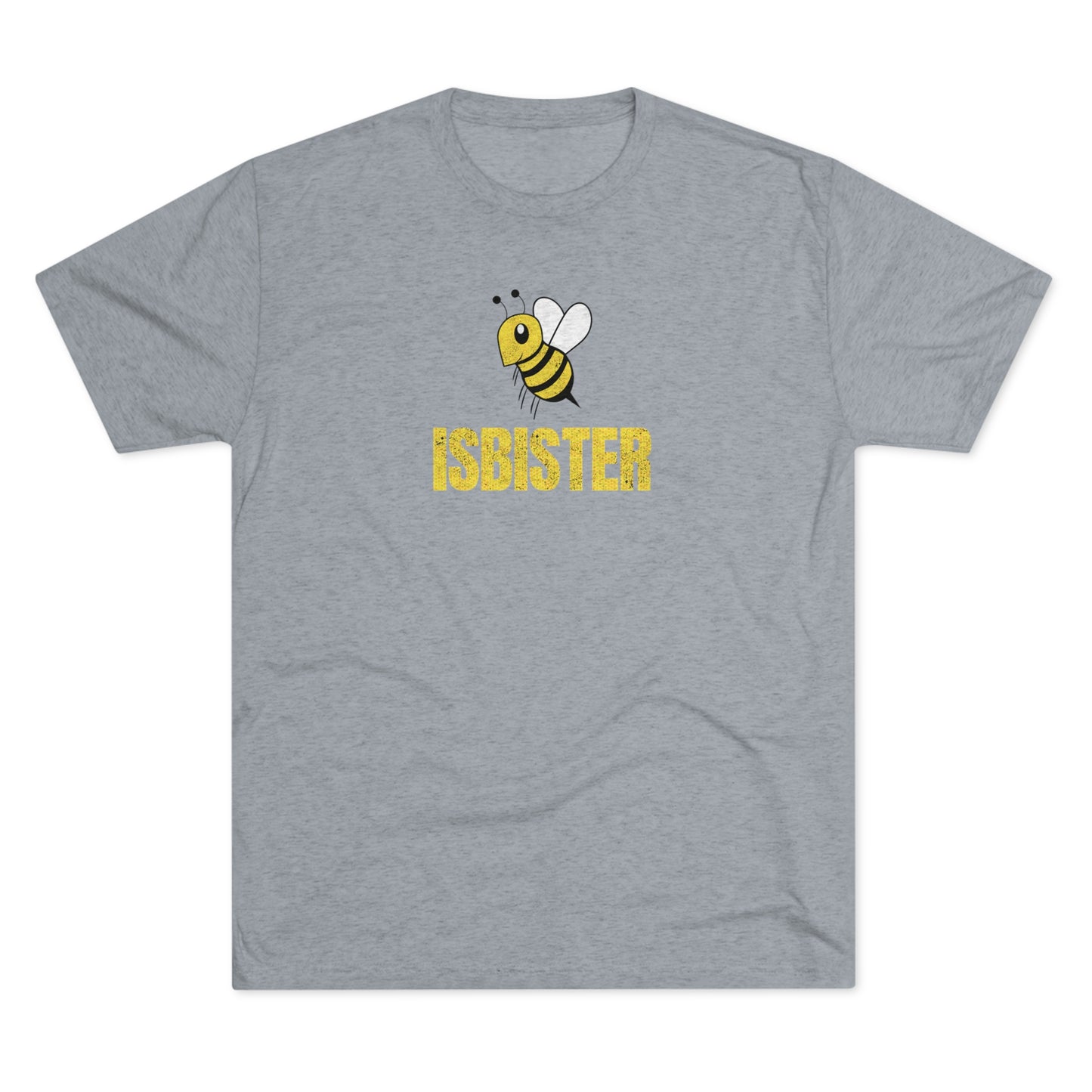 Isbister Honeycomb Bee Adult Unisex Tri-blend T-shirt