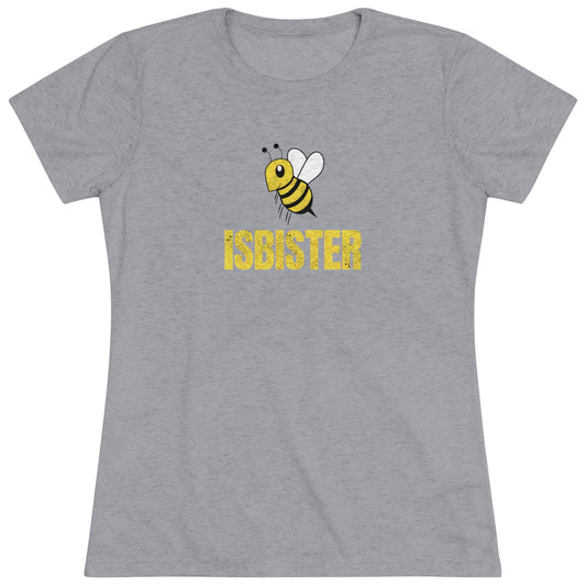 Isbister Honeycomb Bee Adult Women's Tri-blend T-shirt