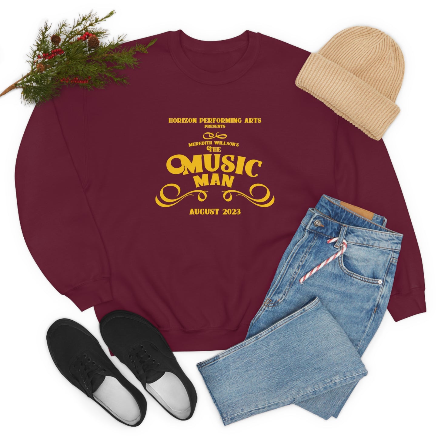 The Music Man Adult Unisex Heavy Blend™ Crewneck Sweatshirt