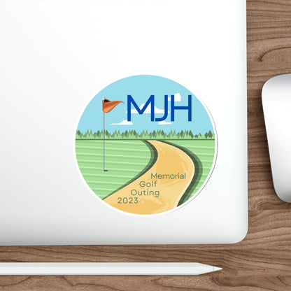 MJH Cart Path Die-Cut Stickers