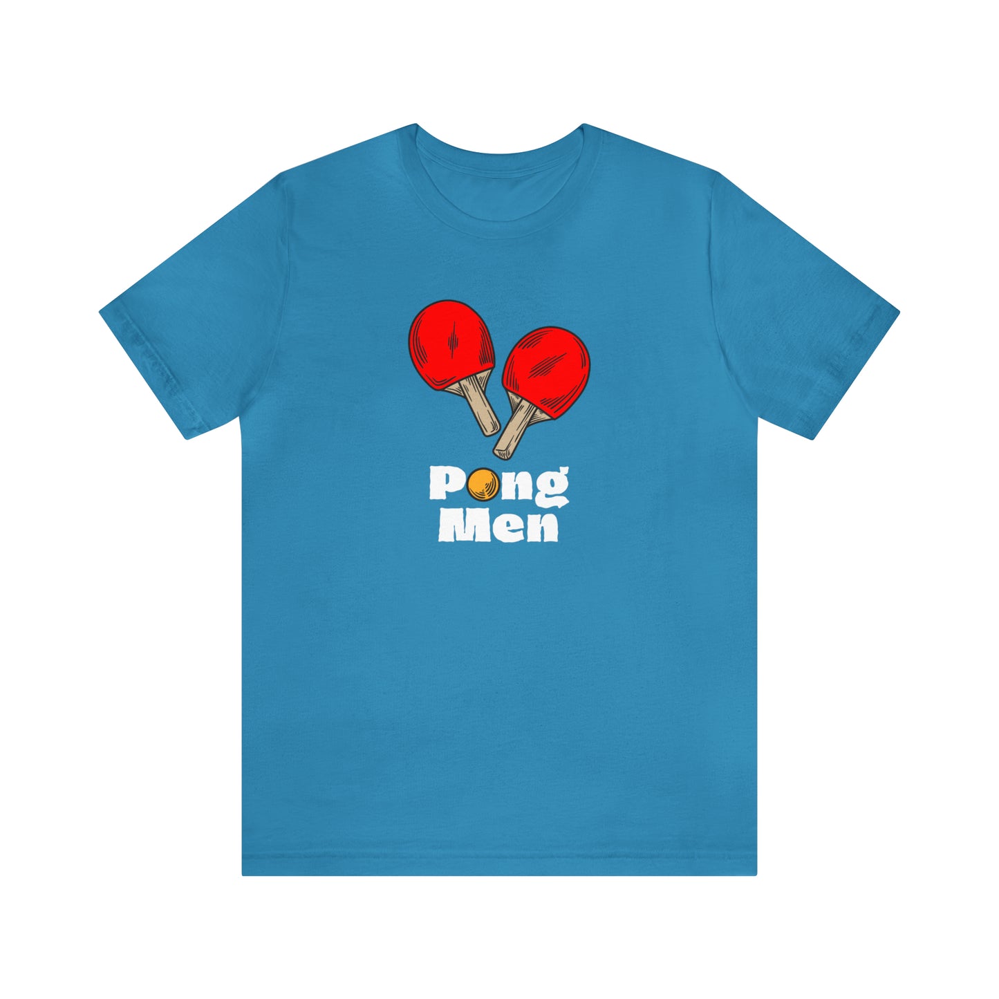 Pong Men Red Paddle (Front Only) Unisex T-shirt