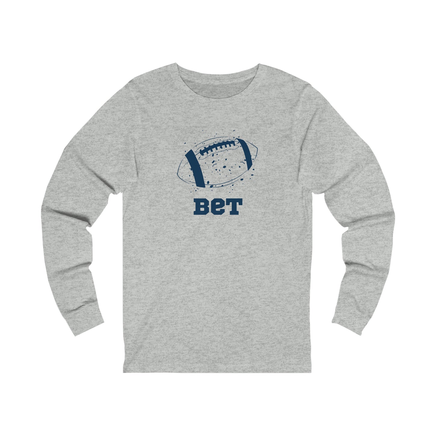 Bet - Football Unisex Adult Jersey Long Sleeve Tee