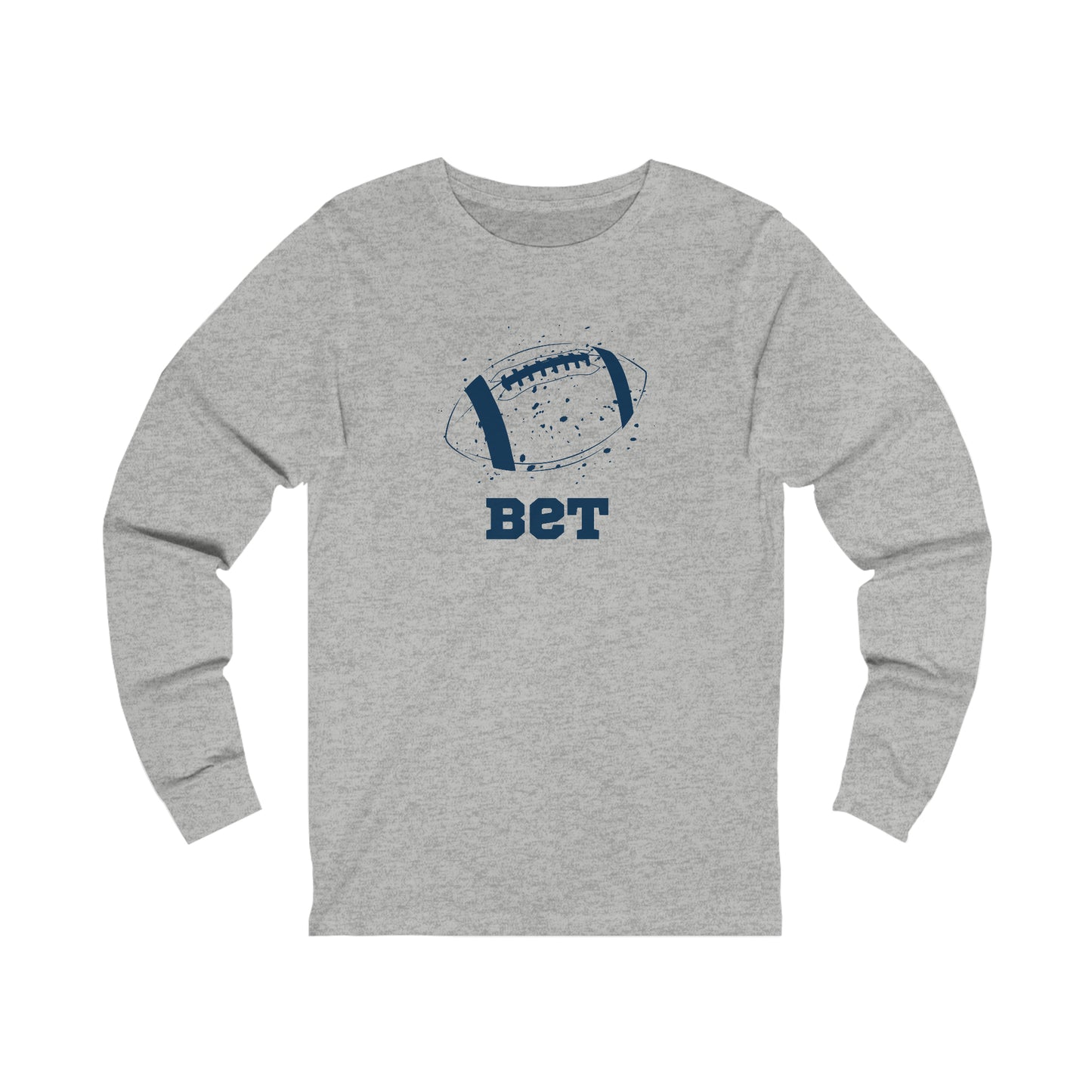 Bet - Football Unisex Adult Jersey Long Sleeve Tee