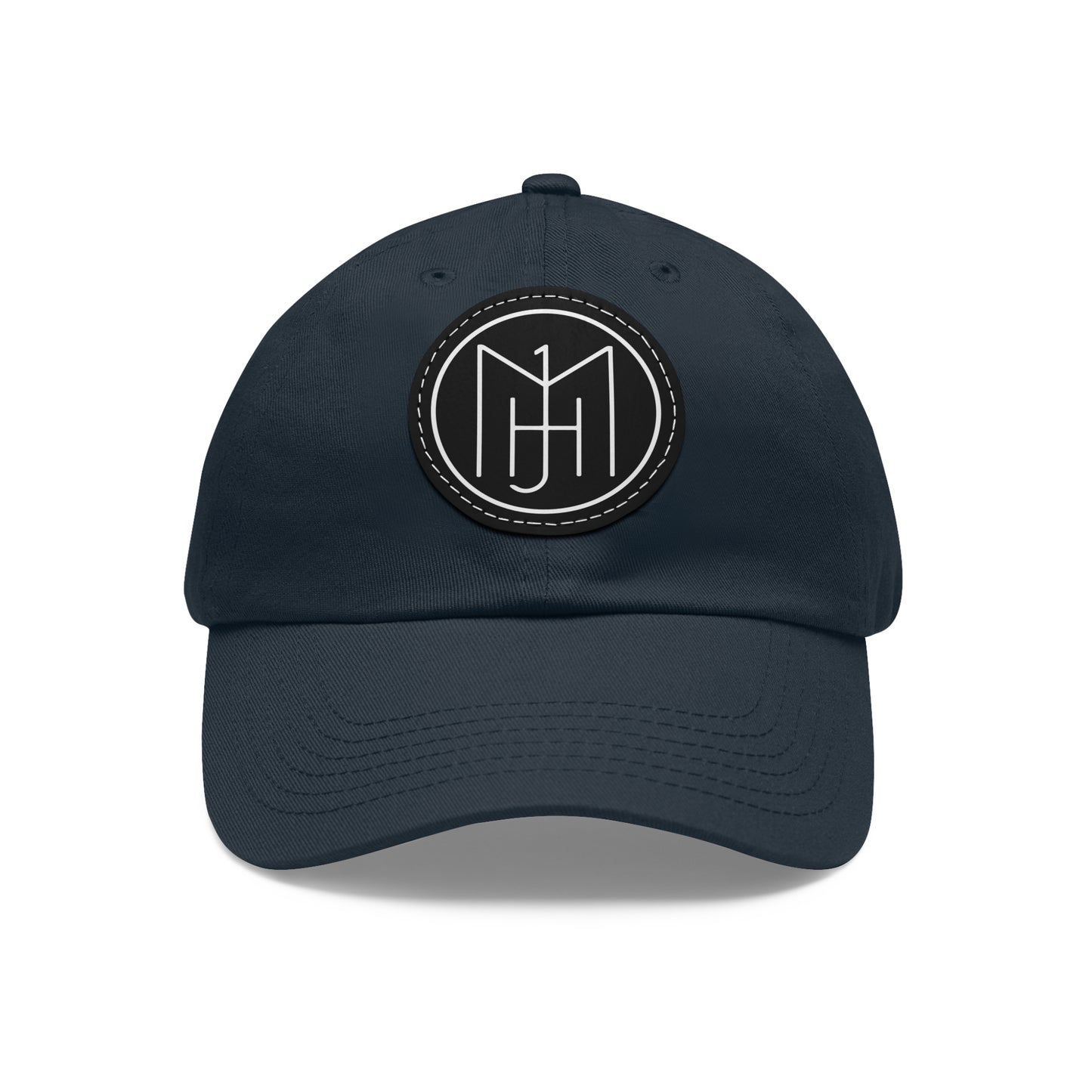 MJH Logo Dad Hat with Leather Patch (Round)