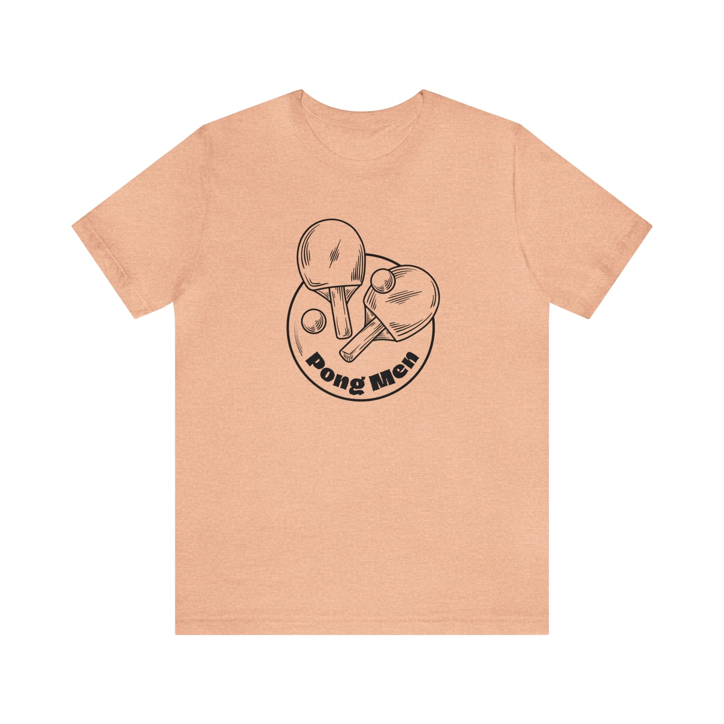 Pong Men Outline (Front Only) Unisex T-shirt