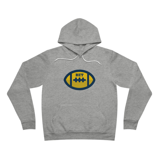 Bet - Cute Football Unisex Adult Sponge Fleece Pullover Hoodie