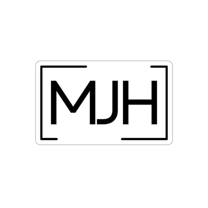 MJH Brackets Die-Cut Stickers