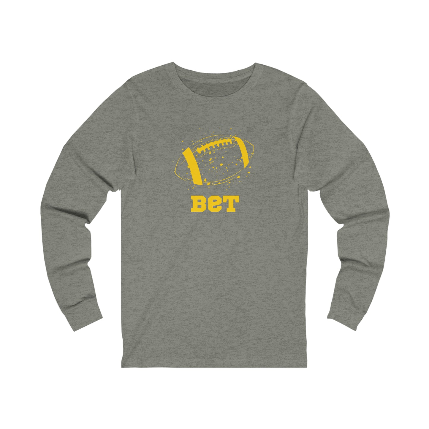 Bet - Football Unisex Adult Jersey Long Sleeve Tee