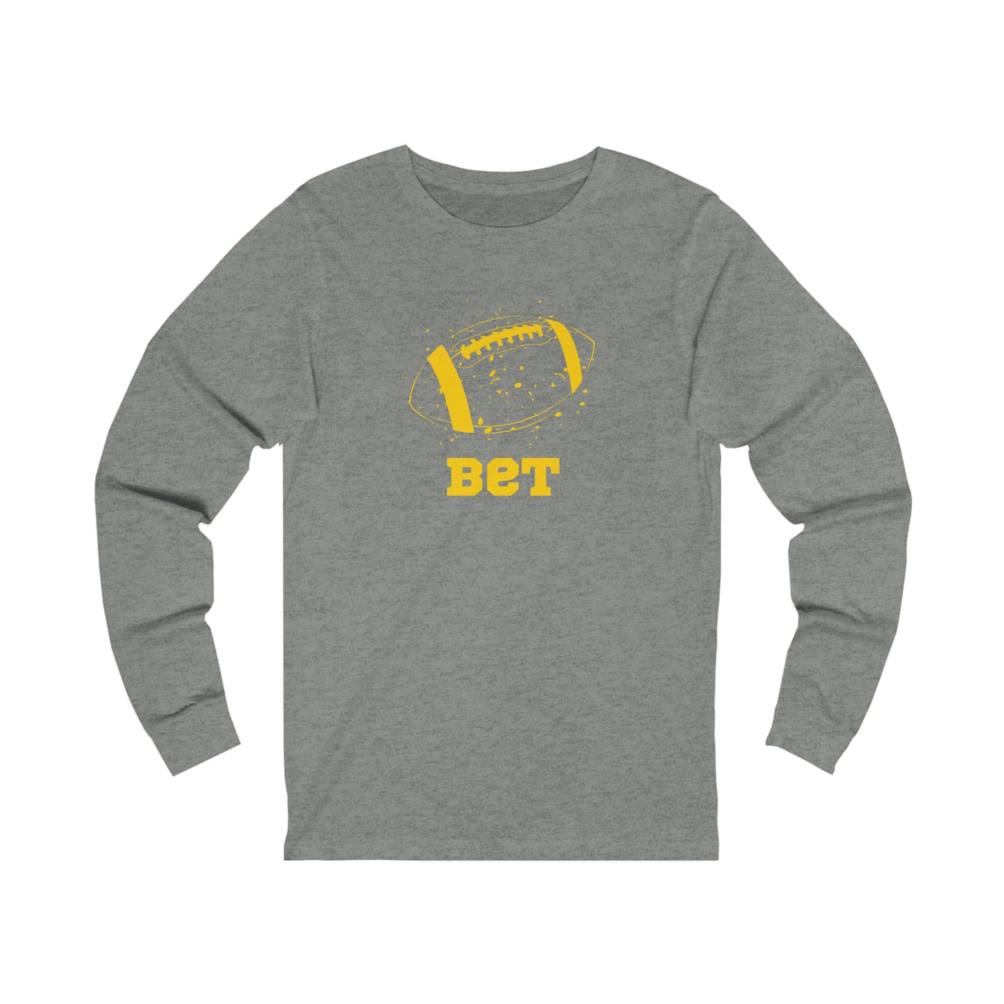 Bet - Football Unisex Adult Jersey Long Sleeve Tee