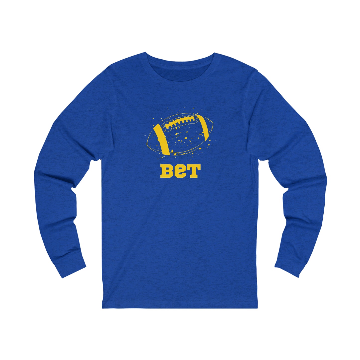 Bet - Football Unisex Adult Jersey Long Sleeve Tee