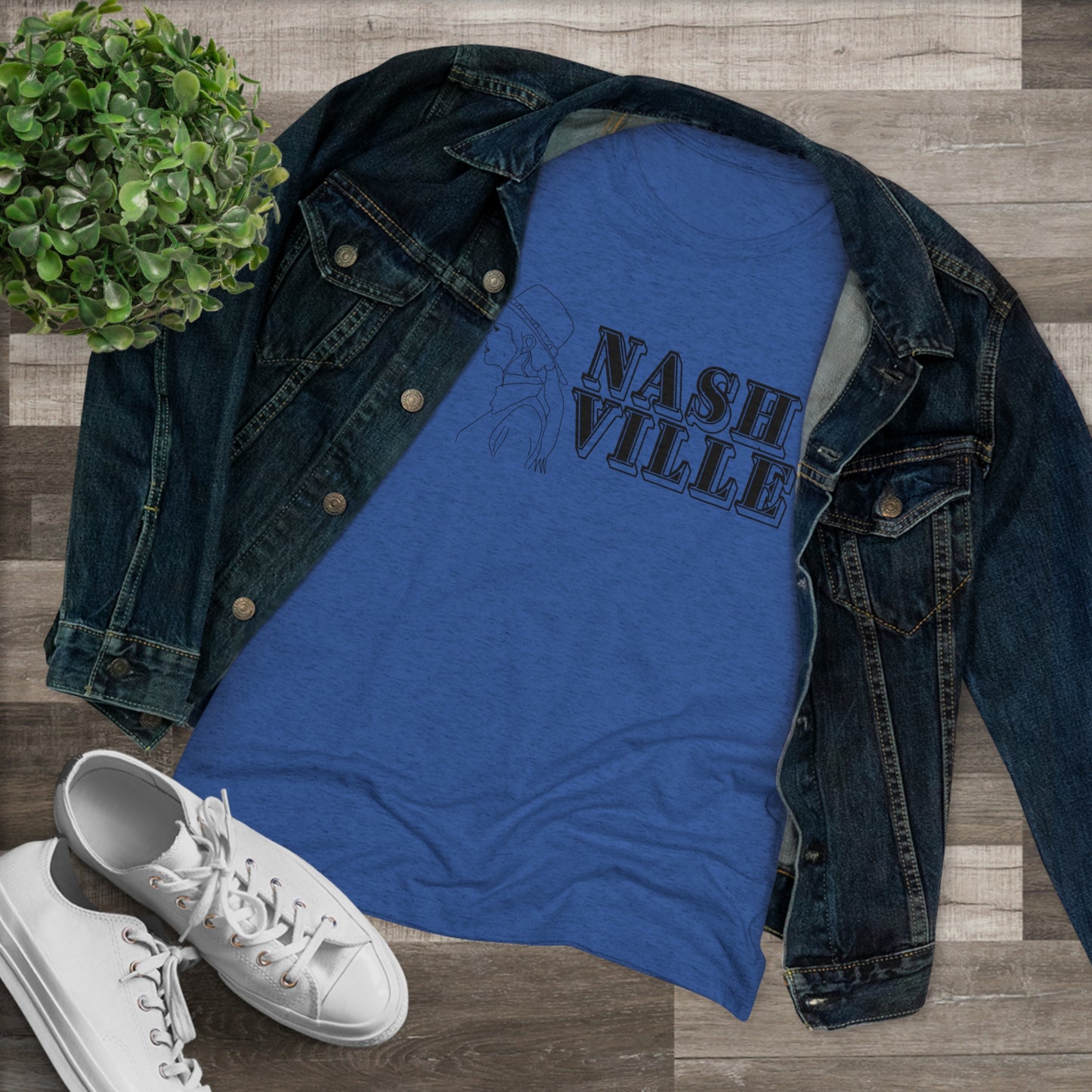 Copy of Nashville Cowgirl Women's Tri-blend T-shirt