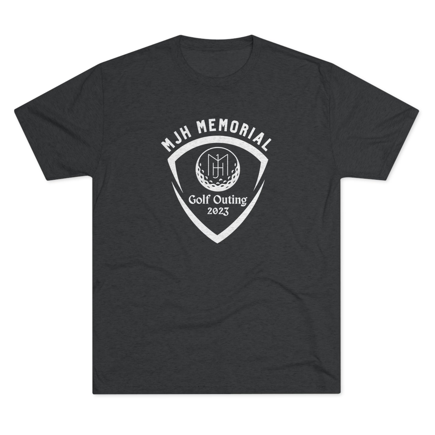 MJH Golf Shield Logo Unisex Tri-blend T-shirt