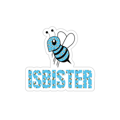 Isbister Bee Pattern Die-Cut Stickers