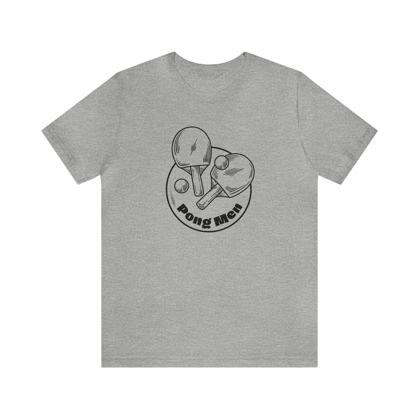 Pong Men Outline (Front Only) Unisex T-shirt