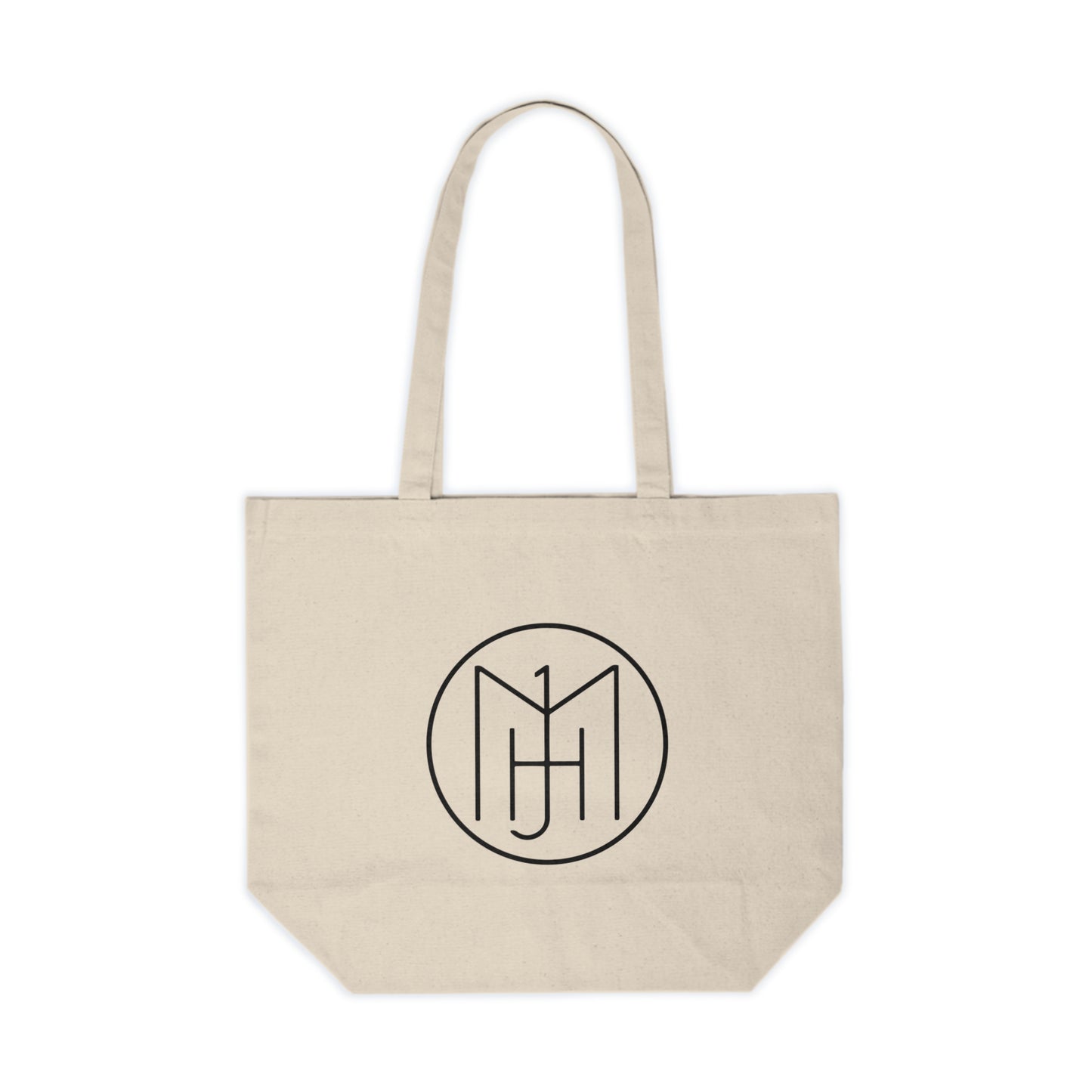 MJH Logo Canvas Shopping Tote