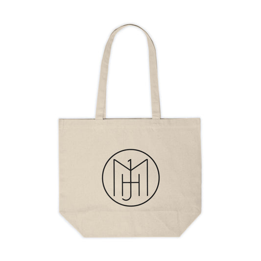 MJH Logo Canvas Shopping Tote