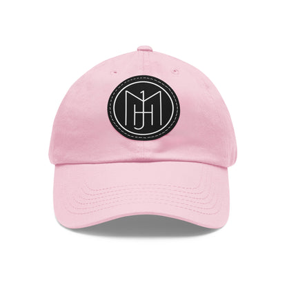 MJH Logo Dad Hat with Leather Patch (Round)