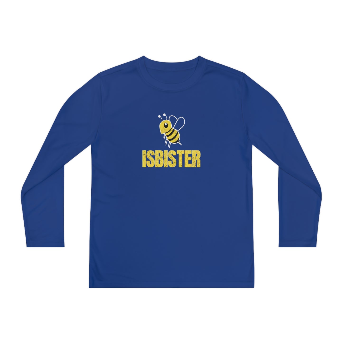 Isbister Honeycomb Bee Youth Dri-fit Long Sleeve Tee