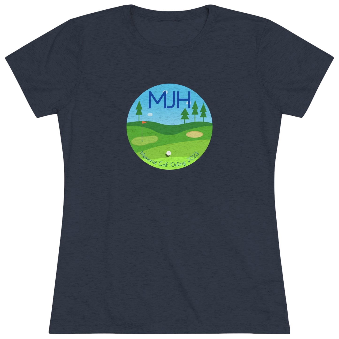 MJH Golf Course Women's Tri-blend T-shirt