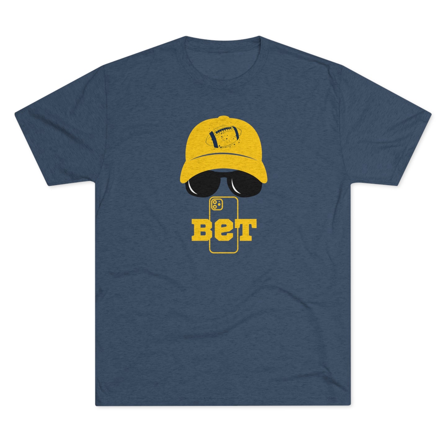 Bet - Conspicuous Dude Unisex Tri-blend Adult T-shirt