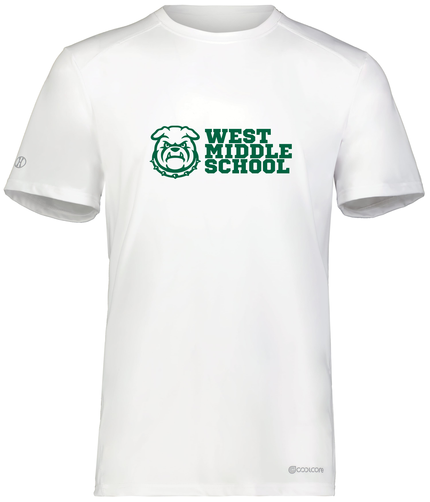 West Bulldog Youth Wicking T-Shirt Holloway 222236