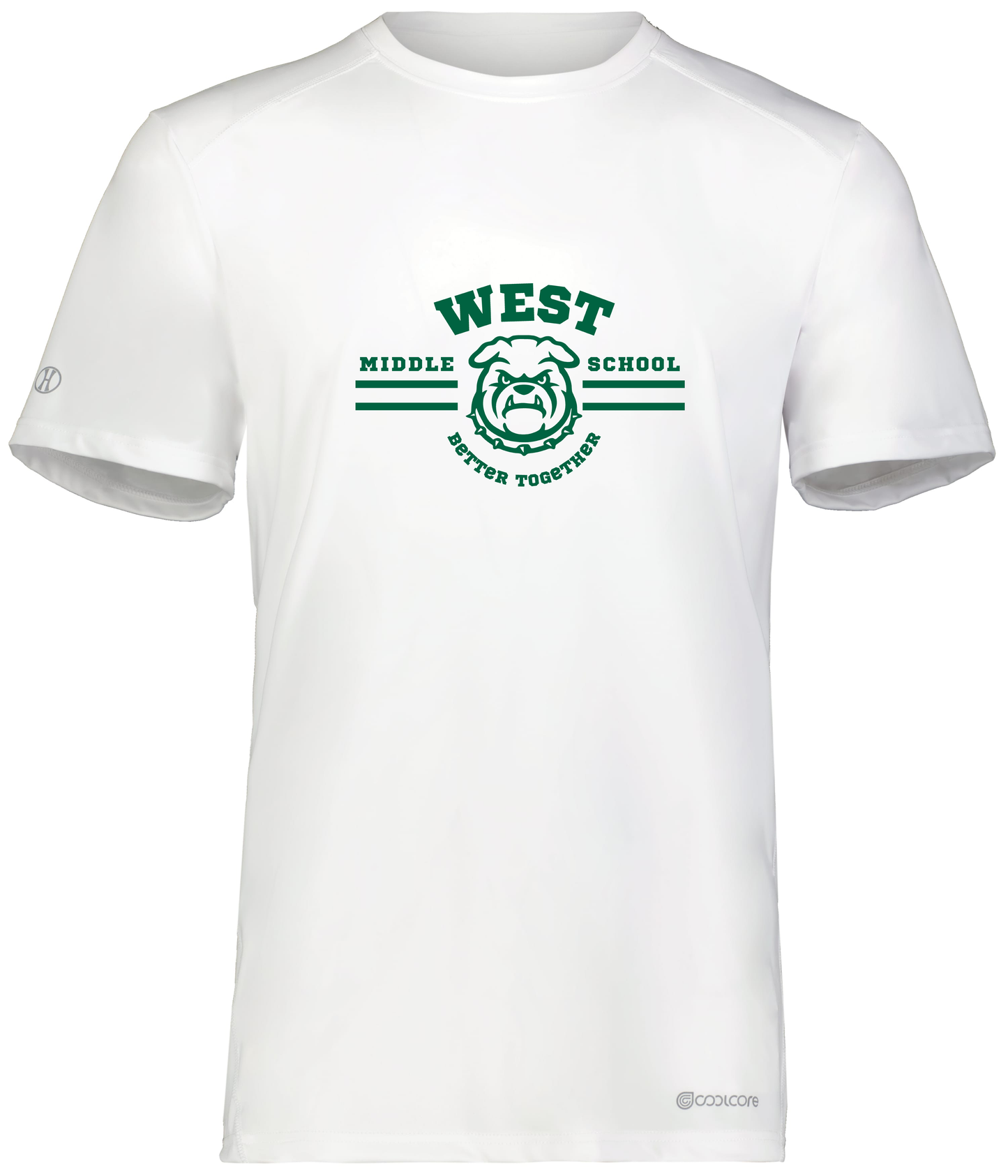 West Motto Youth Wicking T-Shirt Holloway 222236