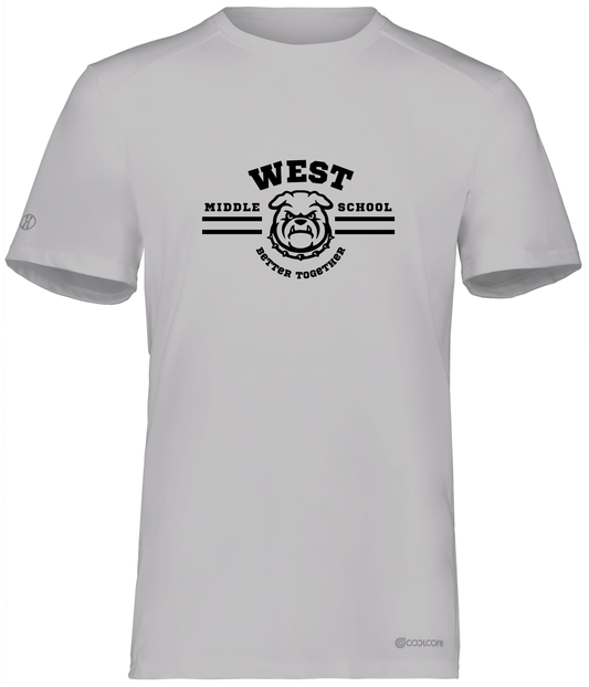 West Motto Youth Wicking T-Shirt Holloway 222236