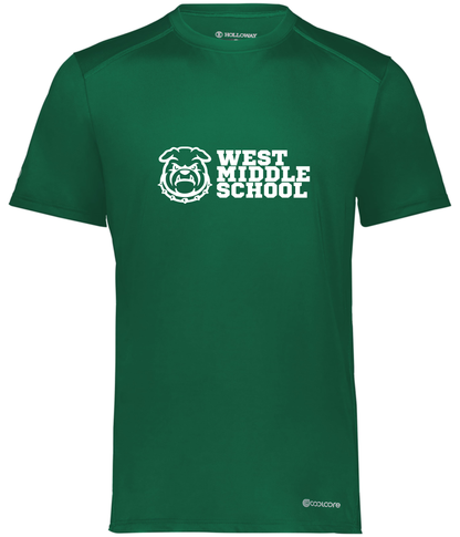 West Bulldog Adult Wicking T-Shirt Holloway 222136