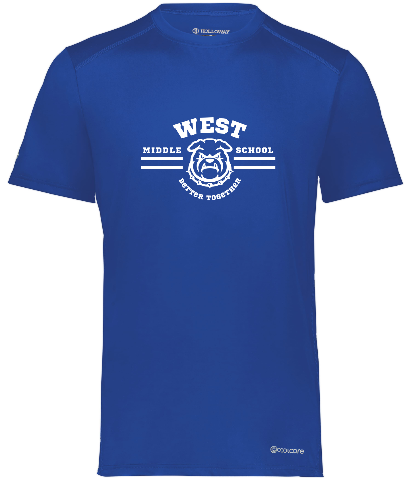 West Motto Youth Wicking T-Shirt Holloway 222236