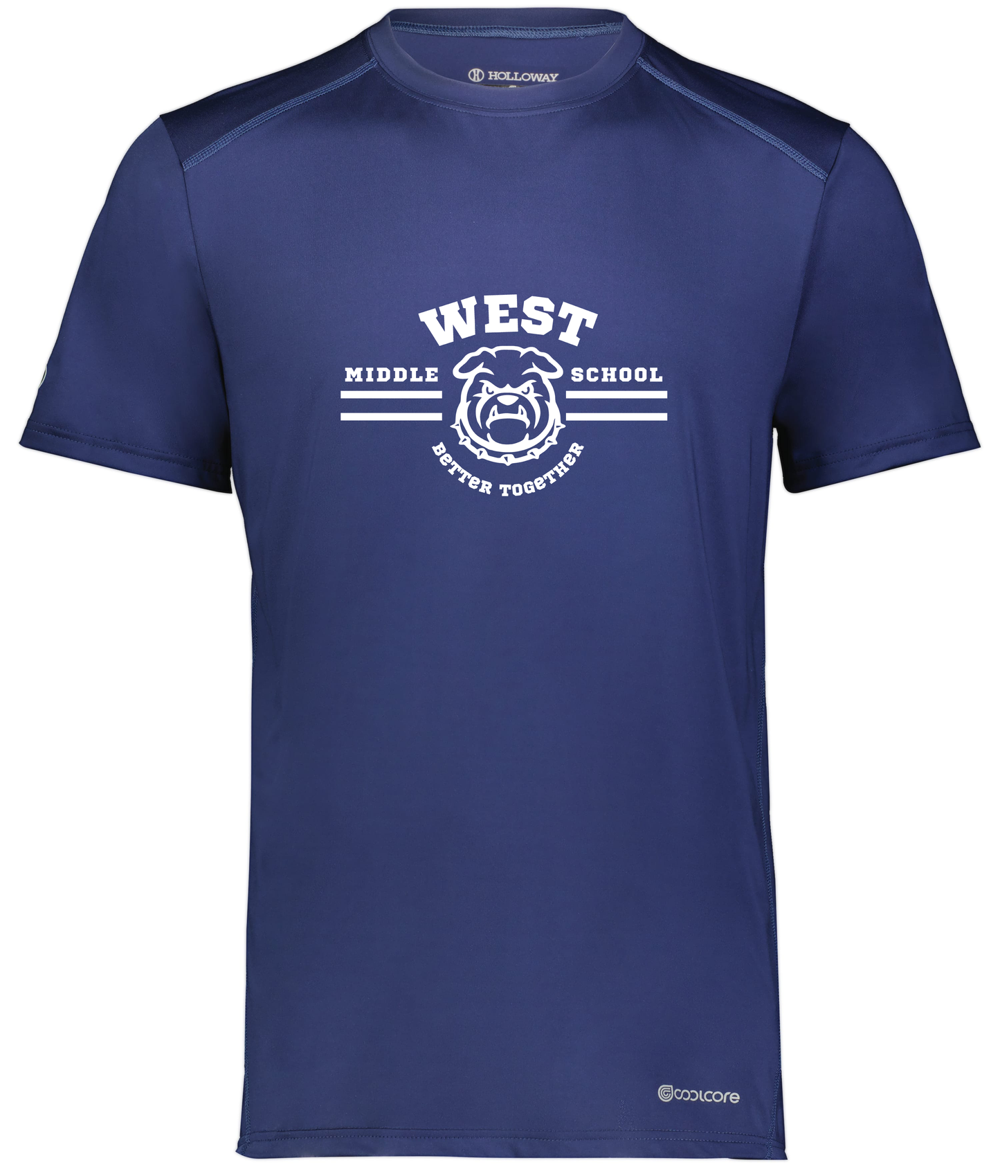 West Motto Adult Wicking T-Shirt Holloway 222136