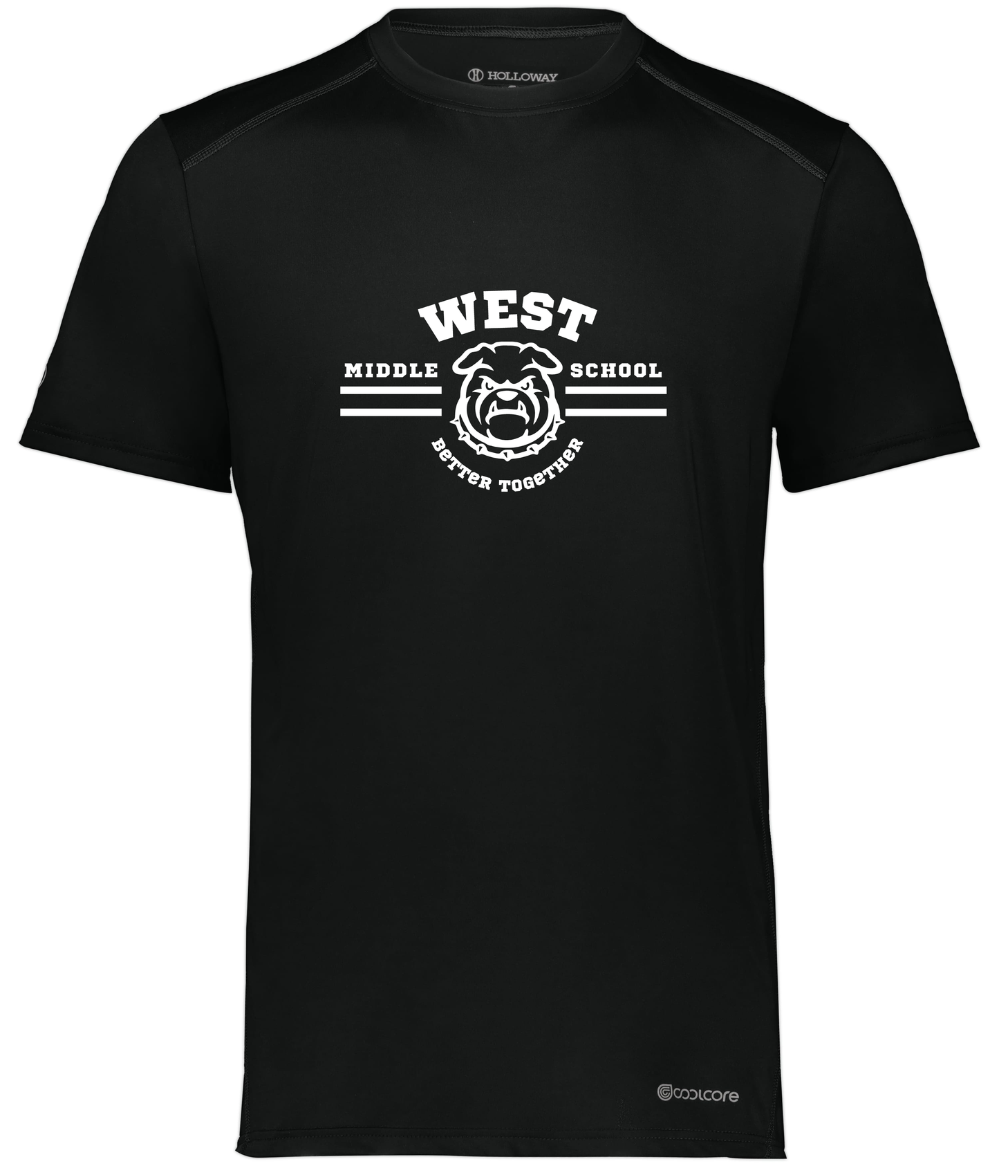 West Motto Youth Wicking T-Shirt Holloway 222236