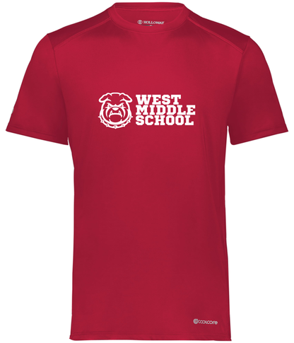 West Bulldog Adult Wicking T-Shirt Holloway 222136