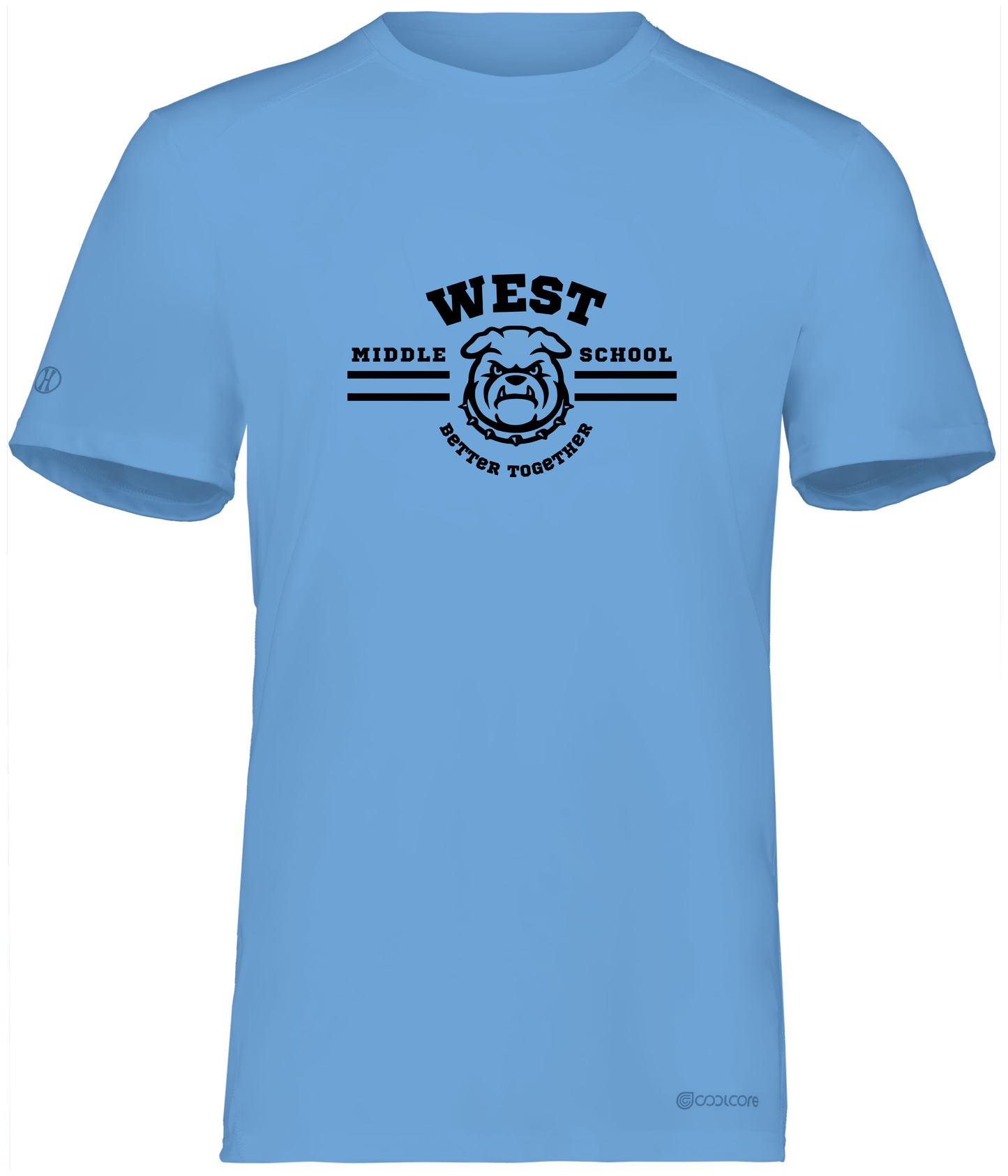 West Motto Youth Wicking T-Shirt Holloway 222236