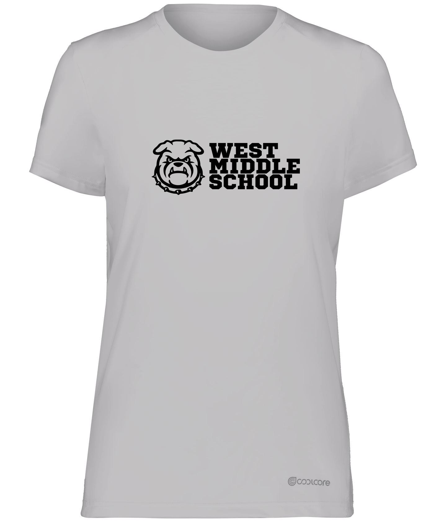 West Bulldog Adult Women's Wicking T-Shirt Holloway 222336