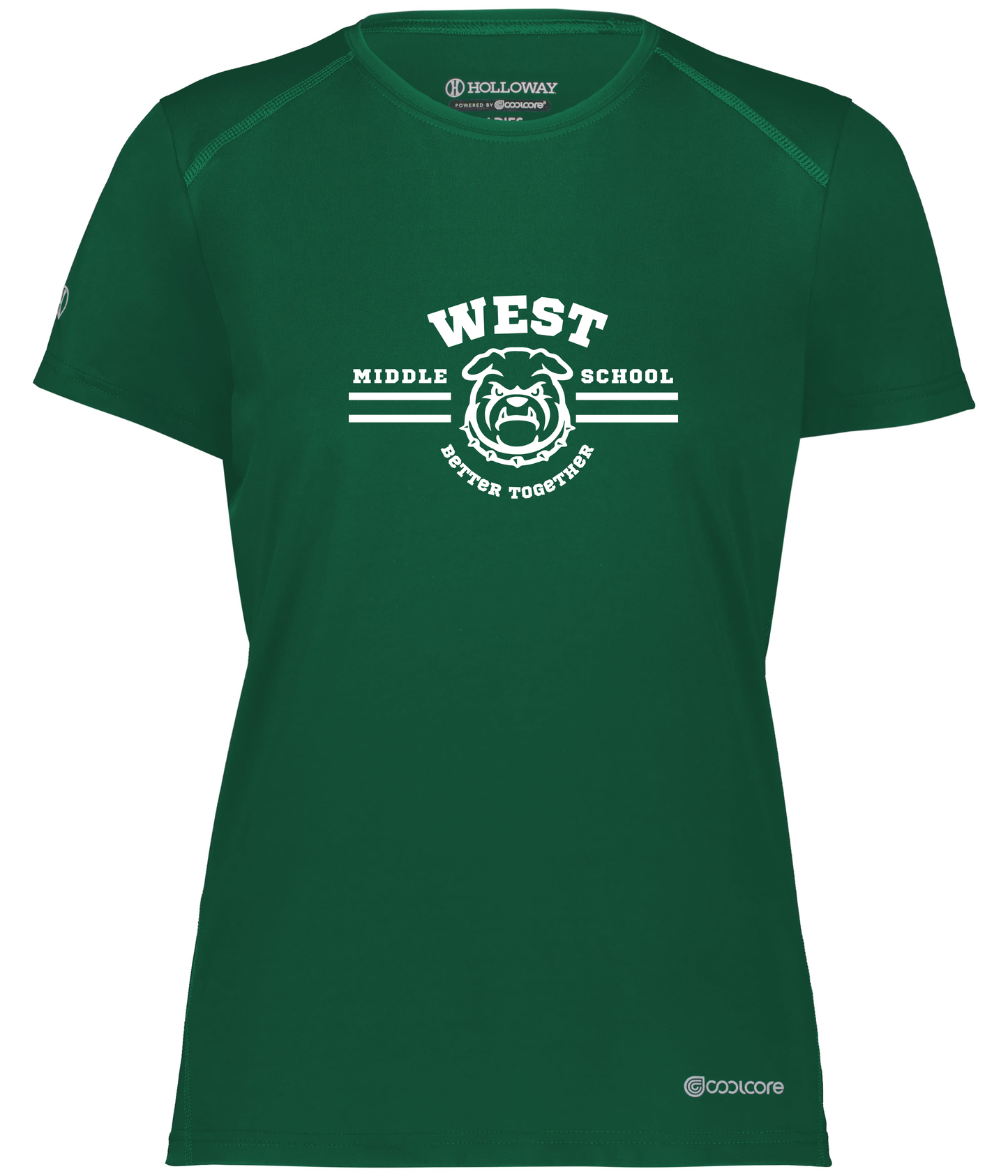 West Motto Adult Women's Wicking T-Shirt Holloway 222336