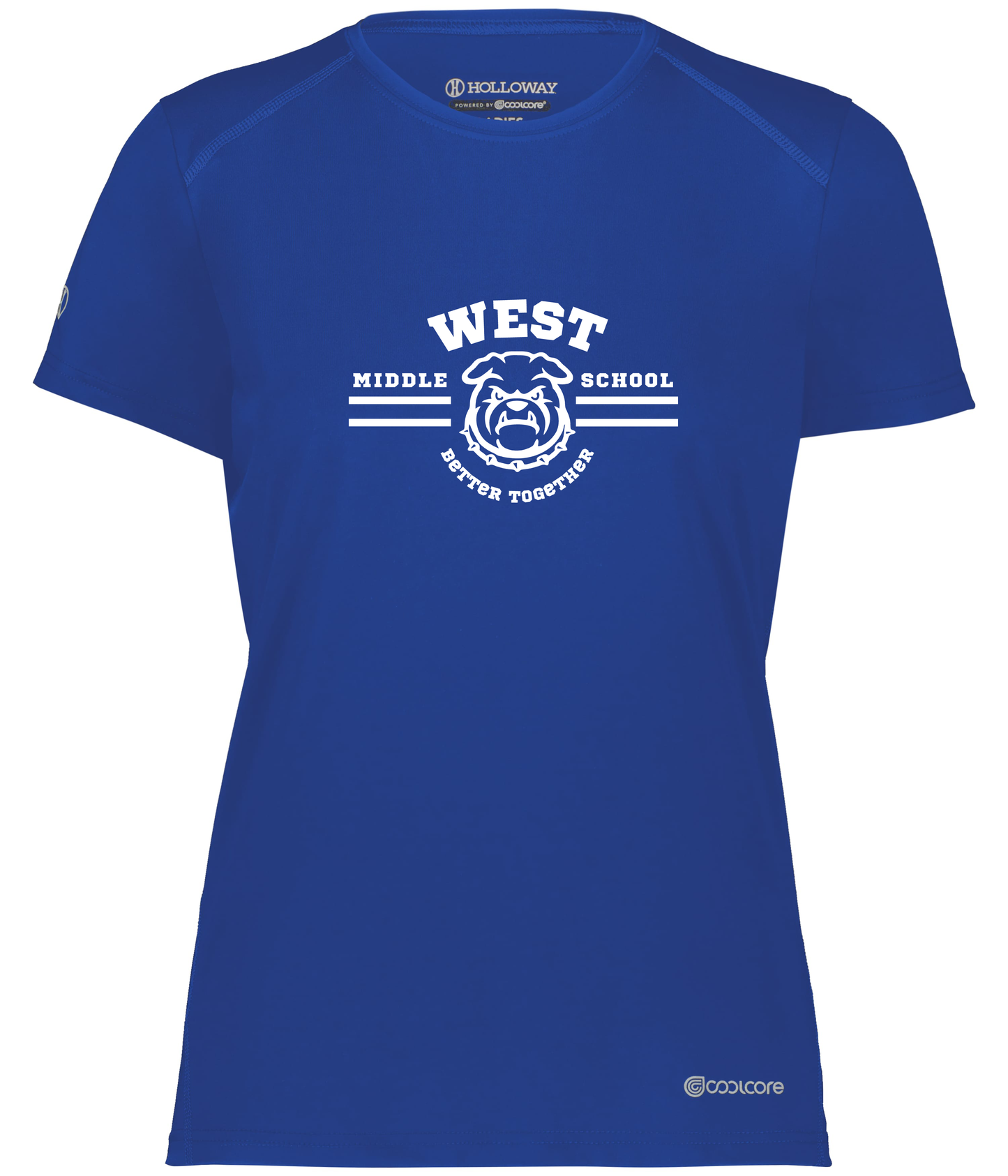 West Motto Adult Women's Wicking T-Shirt Holloway 222336
