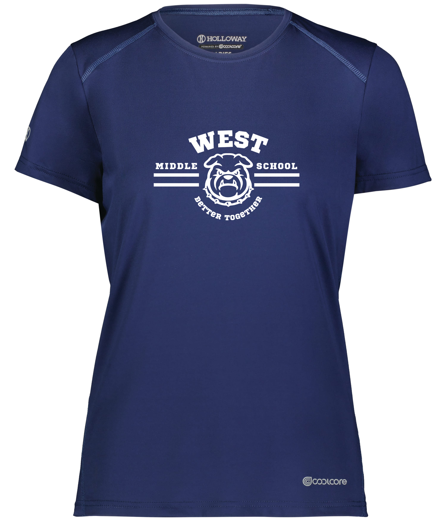 West Motto Adult Women's Wicking T-Shirt Holloway 222336