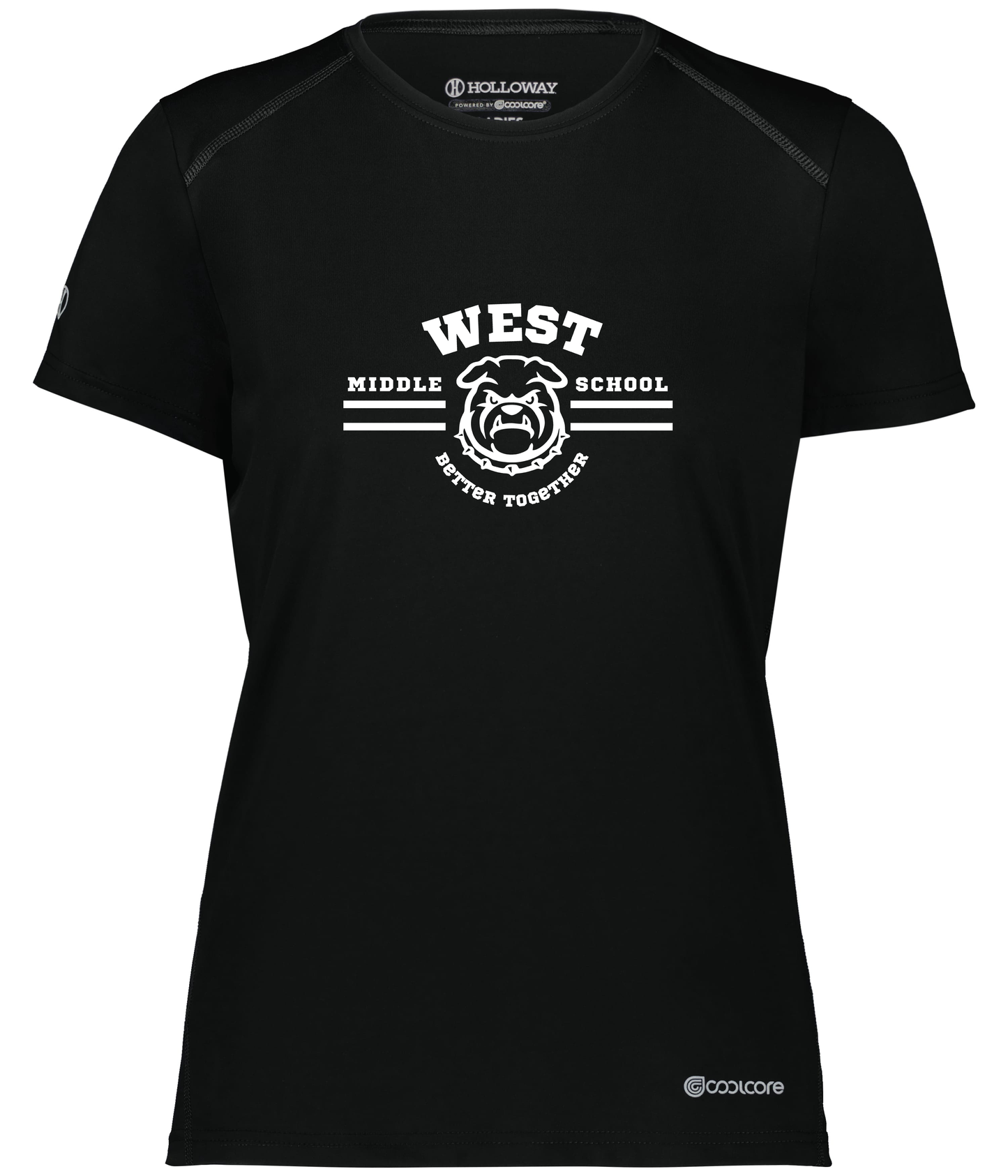 West Motto Adult Women's Wicking T-Shirt Holloway 222336