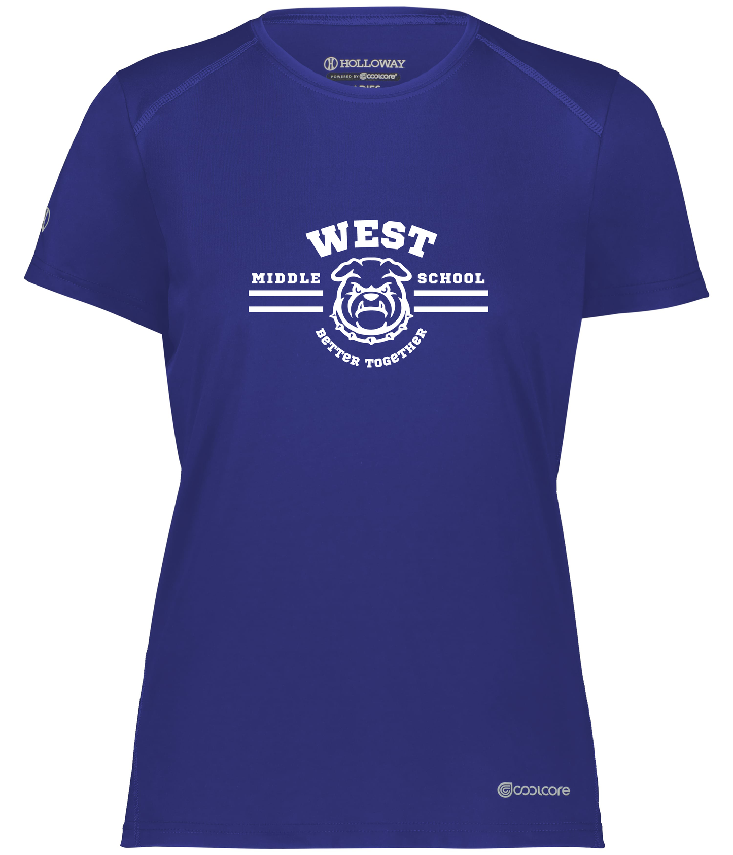 West Motto Adult Women's Wicking T-Shirt Holloway 222336