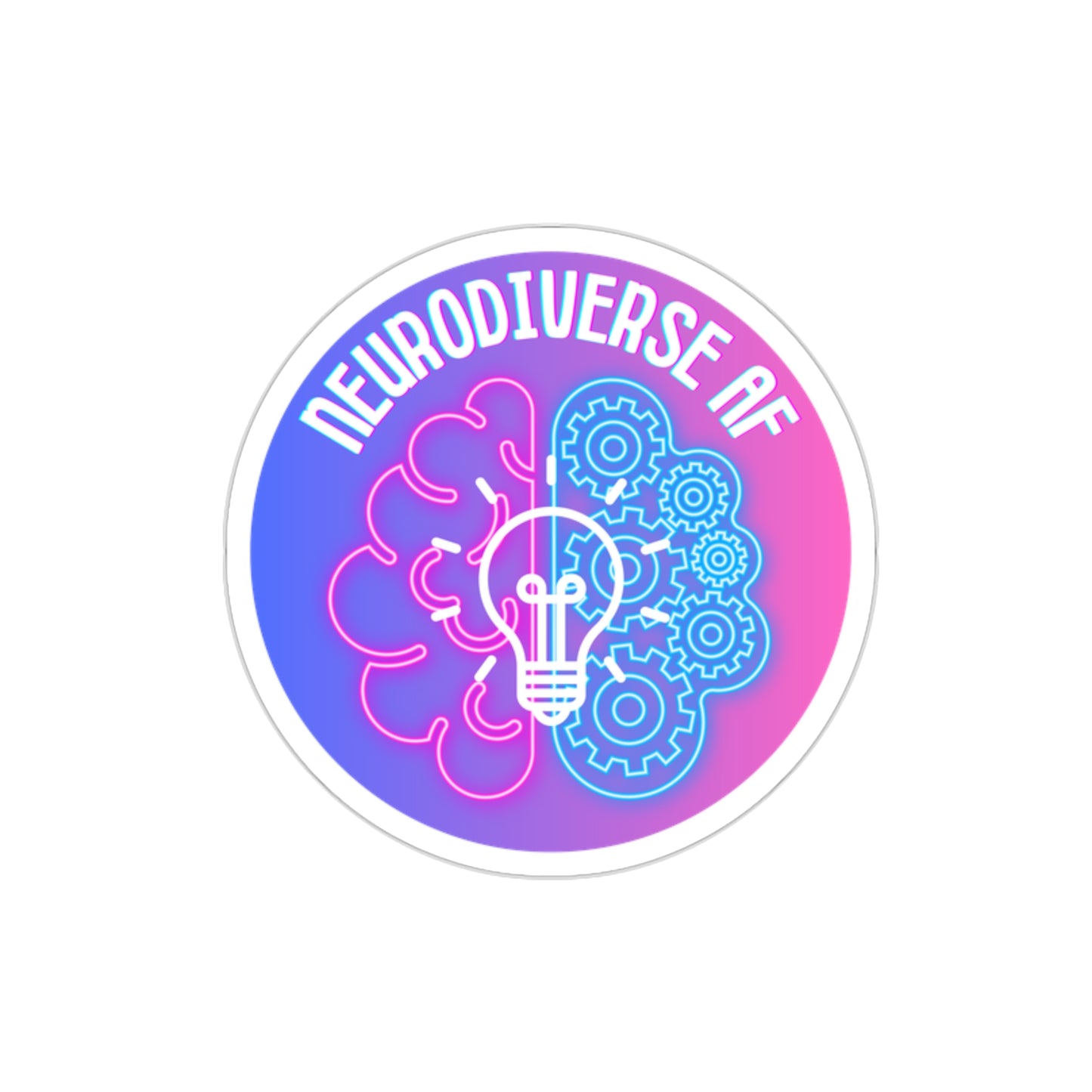 Neurodiverse AF Die-Cut Stickers