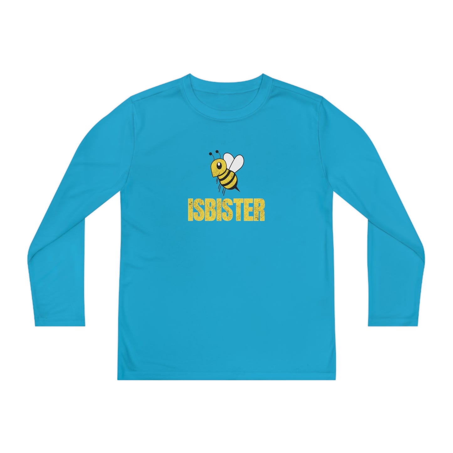 Isbister Honeycomb Bee Youth Dri-fit Long Sleeve Tee