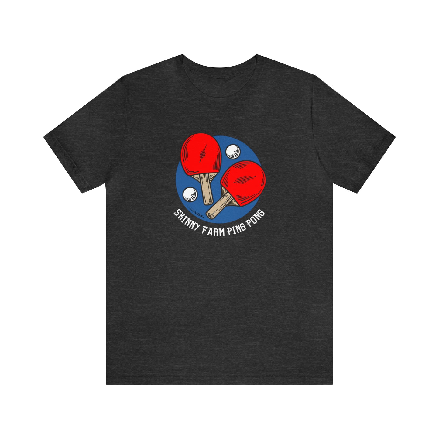 Skinny Farm Ping Pong Circle (Front Only) Unisex T-shirt