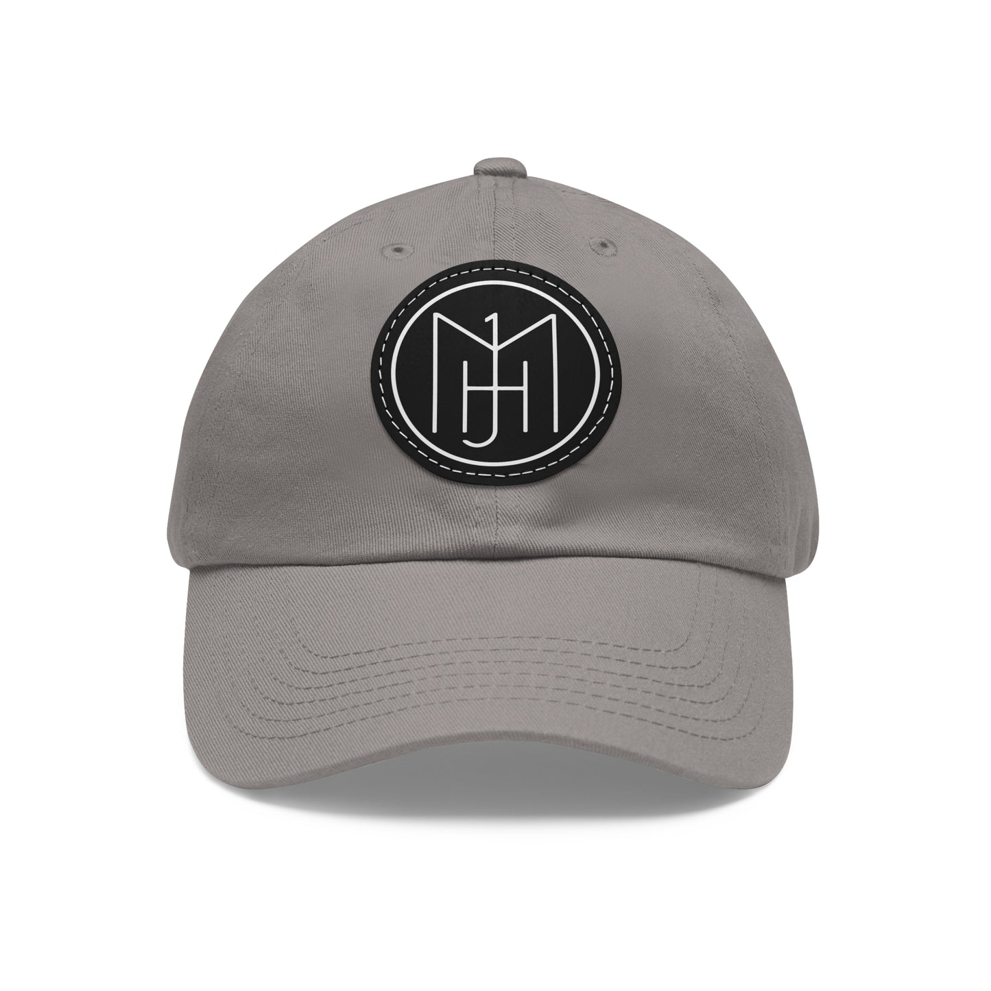 MJH Logo Dad Hat with Leather Patch (Round)