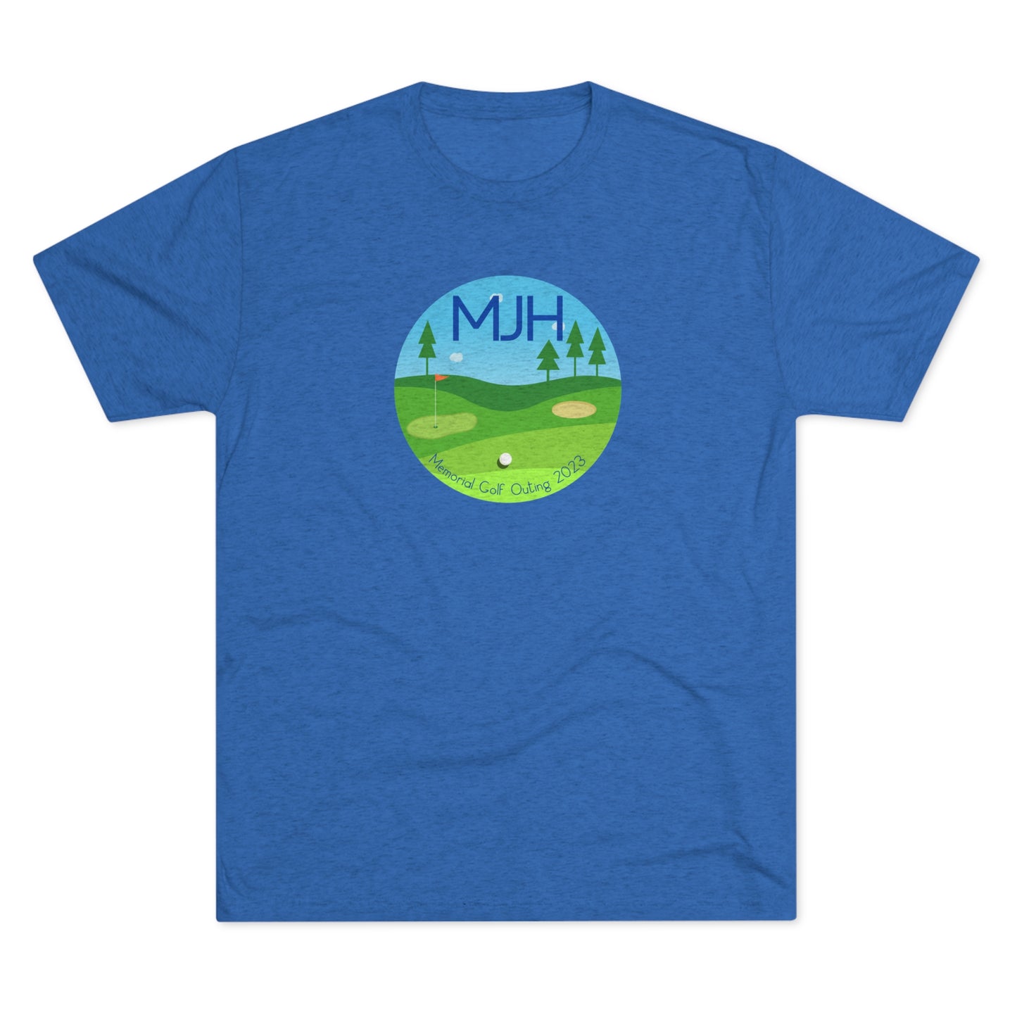 MJH Golf Course Unisex Tri-blend T-shirt